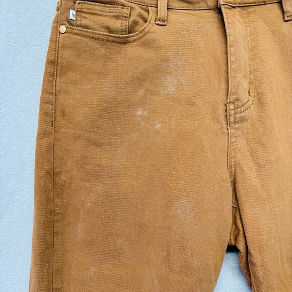 Judy Blue Pants Womens 11/30‎ Brown Woodland High Rise Slim Fit Stretch Workwear - Picture 6 of 16